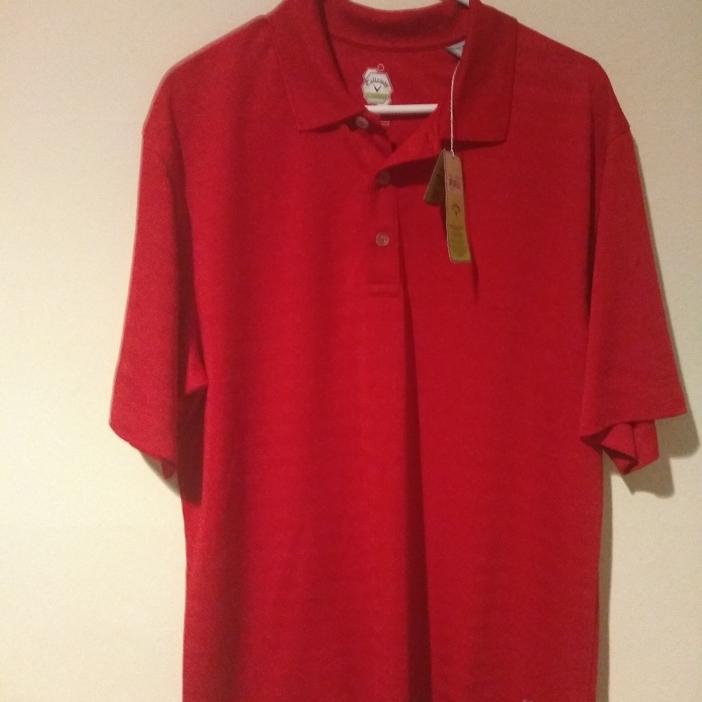Brand new red Callaway polo